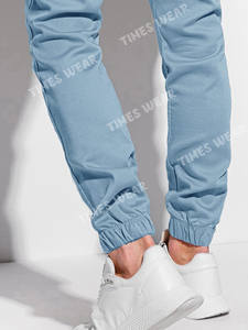 ¡Novedad de 2022! Pantalones vaqueros ajustados a la moda para hombre, logotipo personalizado, bolsillo inclinado de algodón con cordón en la cintura, estilo informal para primavera - Product Image 6