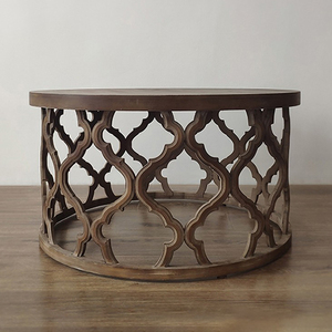 Table basse d'aviateur en cuir et alluminim, fourreau - Product Image 6