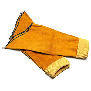 Manga de protección de brazo para soldador, funda de protección de brazo de manga larga de cuero dividido a precio barato de fábrica - Product Image 5