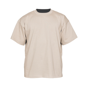 Venta al por mayor 100% algodón hombres camiseta de gran tamaño Impresión de logotipo personalizado proveedor de algodón orgánico con patrón sólido - Product Image 1