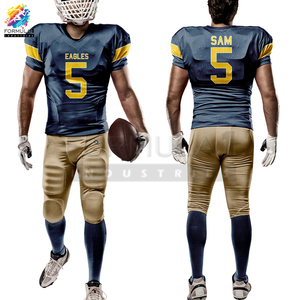 Wholesale Formula1 Industries Custom Team Name Blank American Football Uniform Breathable & Quick Dry Anti-UV Adult Unisex - Product Image 1