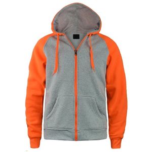 De muy alta calidad Unisex cremallera gimnasio Sudadera con capucha de los hombres de la mujer - Product Image 4