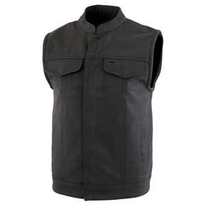 High Quality Breathable Professional Winter Motorbike Leather <b>Vest</b> Button Detail Outdoor Racing Wear Solid Colors Standard - Product Image 6