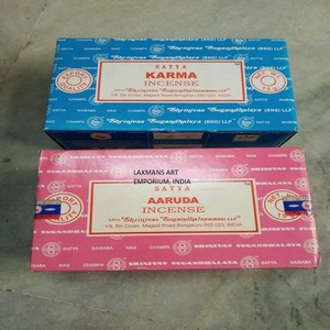 Varillas de incienso Premium enrolladas a mano Satya Arruda Masala, paquete de 15 gramos, proveedor mayorista de India, exportaciones de incienso Satya - Product Image 2