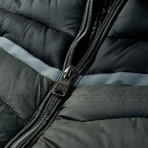 Chaqueta de cuero de invierno delgada funcional, capucha desmontable, impermeable, acolchado térmico, relleno de algodón, Material de tela cálida ligera - Product Image 2