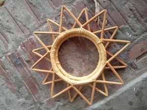 กระจกหวายติดผนังดีไซน์ใหม่จากเวียดนาม/หวายแฮนด์เมด + 84947900124 - Product Image 2