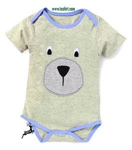 Tirupur Online Shopping Organic Cotton Bamboo Romper Undyed Newborn Cotton Spring and Summer Baby Underwear Newborn Baby Romper - Product Image 1