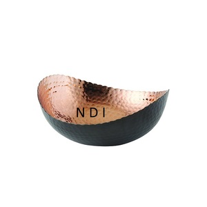 Hand Engraved Designer <b>Deep</b> <b>Bowl</b> Snacks Hot Food Serving <b>Bowl</b> for Restaurant & Hotel Catering Ware Usage - Product Image 1