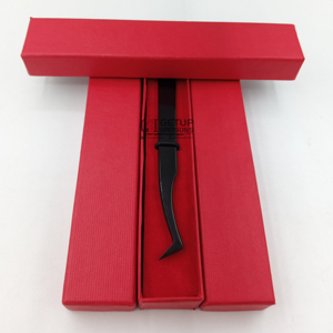 Professionnel nouveau Volume de botte noir Plasma Fiber Nano pointe Extension de cils pince à épiler en acier inoxydable Logo personnalisé Instrument de beauté - Product Image 1