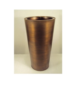 <b>Large</b> Size Metal Flower <b>Pot</b> Gold Color for Home Living Room Balcony Backyard Garden Decor Use - Product Image 3