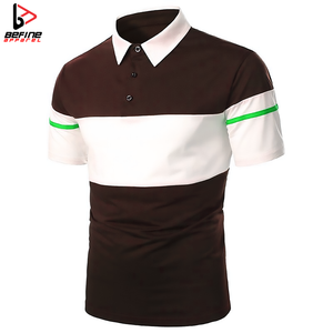 OEM ODM Hombres de alta calidad 100% algodón bordado para Polos de manga corta de negocios Golf camisa de talla grande de lona de verano - Product Image 5
