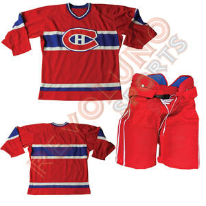 Équipement moulé avec nom, uniforme de Hockey sur glace, en sergé, nouvelle collection - Product Image 3