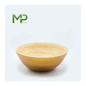 Cuenco de bambú pintado de vida natural hecho a mano de alta calidad, artesanía artesanal de Vietnam en productos de bambú - Product Image 2