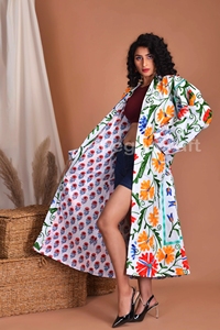 Abrigo Kimono Bordado Suzani - Kimono Suzani - Chaqueta Abrigo Suzani Uzbeka - Bordado Floral Estilo Boho - Abrigo de Invierno - Product Image 3