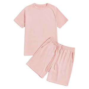 Ensemble de shorts de jogging 2 pièces pour homme, t-shirt et short personnalisés, best-seller, bas actifs pour le fitness - Product Image 1