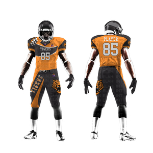 Camisetas de fútbol americano para adultos hechas a medida de alta calidad, pantalones de malla sublimada transpirable, logotipo personalizado, deporte antibacteriano - Product Image 3