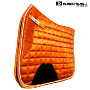 Euro Cavall Industries Estilo de moda Material ecológico de alta calidad Naranja Satén Caballo Sillín Cuello Color personalizable - Product Image 3