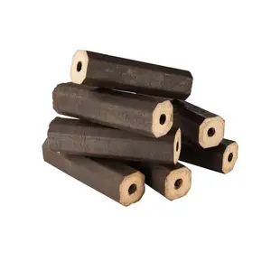 Wholesale Hard Wood Briquette Hexagon Black Sawdust Charcoal Supplier