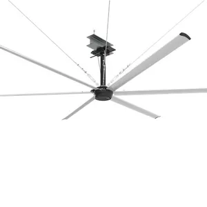 24ft 1.5kw Big Ceiling 3.5m Blade Industrial Fans 16ft Big Alloy 5T Aluminum Industrial Cooling Oem Hvls Industrial Ceiling Fan