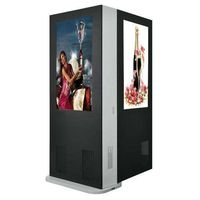 Écran tactile numérique extérieur étanche de 55 pouces, lecteur publicitaire LCD 4K, kiosque