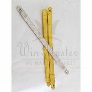 Ceremonial Twisted Rope Cap Cord Bullion Visor Chin Straps Gold UNIFORM Estilo regular WIN MASTER IND - Product Image 4