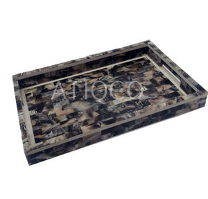 Nueva bandeja cuadrada de madera clásica de alta calidad, diseño creativo, colección de cocina, bandeja multiusos para té, bandejas decorativas - Product Image 6