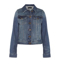 Veste en jean 100 % coton pour femme, doublure polaire unie, respirante, séchage rapide, finition tissée, service OEM personnalisé, vente chaude