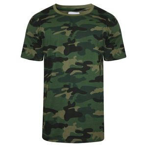 T-shirt manches courtes col rond pour homme, en coton, couleur unie, décontracté, vente en gros, - Product Image 1