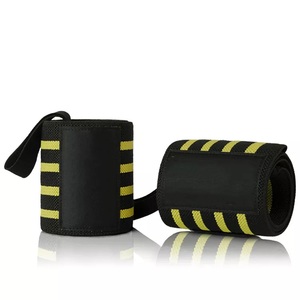 Poignet élastique de levage de poids, enveloppe personnalisée, robuste, avec boucles de pouce, pour l'entraînement de fitness, la musculation - Product Image 2