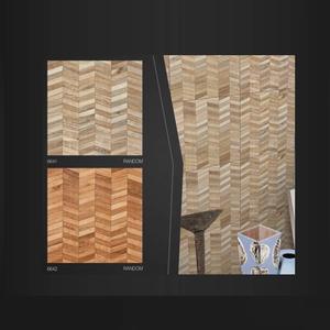 Baldosas decorativas de madera con textura de tira de cerámica 40x40cm - Product Image 6
