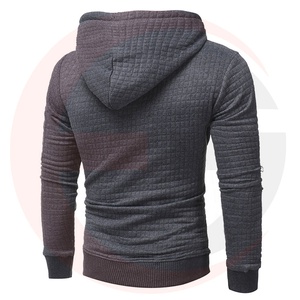 แฟชั่นขายส่งเปล่าผู้ชายถนนสวมพรีเมี่ยมผ้าฝ้ายเสื้อกันหนาวหมวกสำหรับผู้ชาย - Product Image 2