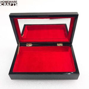 Venta caliente 2020 Caja de joyería de laca de madera Caja de madera para cantar en línea barata con embalaje de cartón - Product Image 6