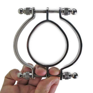 Fabricante Mayorista de Juguetes Sexuales para Adultos, Abrazadera Vaginal de Acero Inoxidable con Forma de Huevo para Castidad Femenina, BDSM - Product Image 5