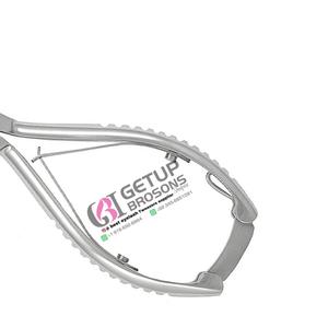 Cortauñas de cutículas de acero inoxidable con logotipo personalizado, color plateado, nuevo - Product Image 6