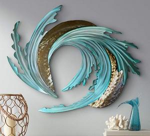 <b>Sand</b> and Sea Metal Wall Art - Product Image 1
