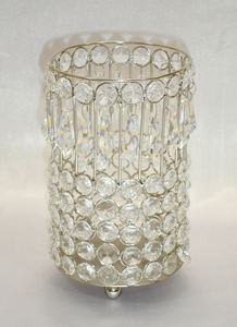 Hot Vantage moderne fantaisie luxe cristal perle pilier bougeoir fantaisie décor à la maison/décoration de mariage bougie pilier titulaire - Product Image 2