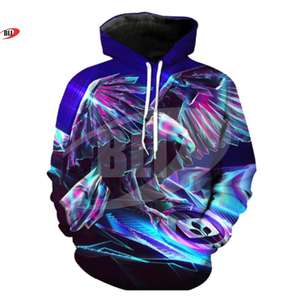 เสื้อฮู้ดแบบสวมหัวพิมพ์ซับลิเมชันสำหรับผู้ชายผ้าฟลีซผ้าฝ้ายโพลีเอสเตอร์100% ดีไซน์ตามสั่งพร้อมโลโก้แบรนด์สำหรับทุกเพศ - Product Image 2