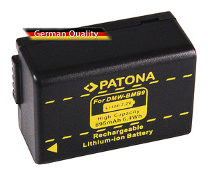 Pin PATONA Cho Máy Ảnh: DMW-BLC12 E, <span class=keywords><strong>Lumix</strong></span> DMC <span class=keywords><strong>FZ200</strong></span>, G5 BLC12, BLC12PP: 1000MAh: 7,2V: 7,2 Wh - Product Image 1