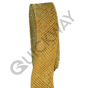 Mylar estilo tradicional lingote encaje vestido trenza tejido bordado hilo decoración moda accesorio ceremonias - Product Image 1