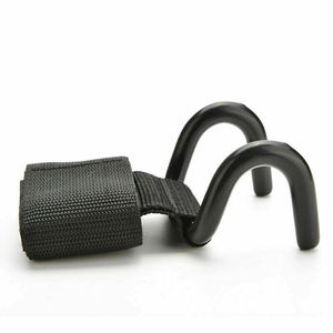 Gym Heavy Duty Weight Lifting Barbell Hooks Power Hooks Fitness Wrist <b>Holder</b> <b>Rod</b> / Gym Heavy Duty Weightlifting Barbell Hooks - Product Image 2