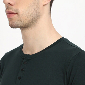 T-shirts personnalisés décontractés pour hommes, t-shirts unis à manches courtes, t-shirts en coton écologiques pour hommes - Product Image 2