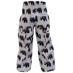 Elephant Yoga Hippie Boho Elastic Unisex Harem Gypsy Aladdin Pants Secret Santa Trousers Men Women wholesale lot