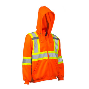 Sudadera con capucha de seguridad para el trabajo, reflectante, impermeable, OEM, hi-vis, Invierno - Product Image 4