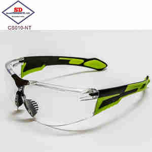 Gafas de Seguridad de Policarbonato SD CS010-NT - Fabricadas en Taiwán, Sin Marco, Antivaho/Antiarañazos, Protección Ocular con Color Inyectado - Product Image 1