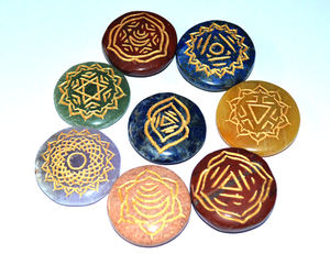 Best Value Thymus Chakra Set Hand Carved Gemstone <b>Souvenir</b> for Sale - Product Image 1