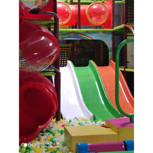 Parque infantil con temática espacial para niños, parque infantil de alta calidad con toboganes grandes a la venta - Product Image 4