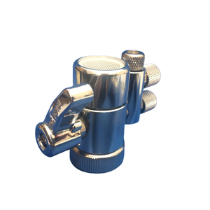 Vanne de dérivation en acier inoxydable bleu de 1/4 pouce, adaptateur de filtre à eau bidirectionnel pour usage domestique - Product Image 4