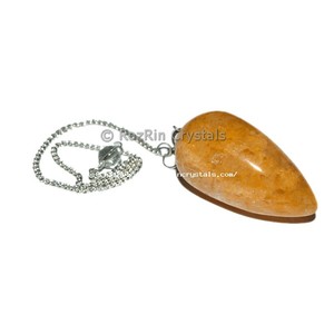 Tasse Aventurine jaune, pendules à gouttes, Aventurine jaune - Product Image 1