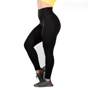Women's High Waisted Breathable Yoga <b>Leggings</b> Customizable Gym Fitness Clothing Plus Size Sports Workout Pants - Product Image 2