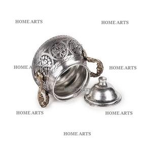 Plato para servir alimentos de tamaño personalizado, plato para servir alimentos de aluminio hecho a mano con asas al precio más barato - Product Image 1